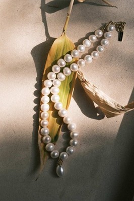 NWT Completedworks - Pearl and Recycled Gold Vermeil Necklace