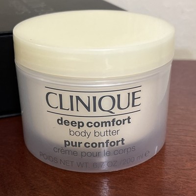CLINIQUE Deep Comfort Body Butter 6.7oz Hyaluronic Acid shea butter glycerin