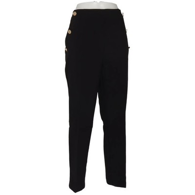ABA, Stoffhose, Größe: M, Schwarz, Elasthan/Polyester/Viskose, Einfarbig #V9P