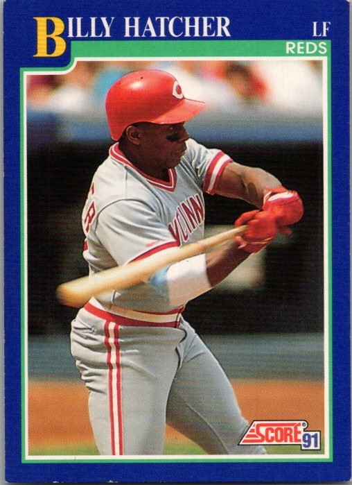 1991 Score #469 Billy Hatcher