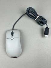 Microsoft Wheel Mouse Optical USB X802382-004 1.1A White Excellent Condition