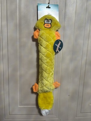 Zippy Paws Jigglerz -Duck   Clinker & Squeaker Dog Toy 20 