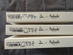 Aubade Hong Wai Encre De Chine brief XL, Triangle and balcony Bras 36B Ivory