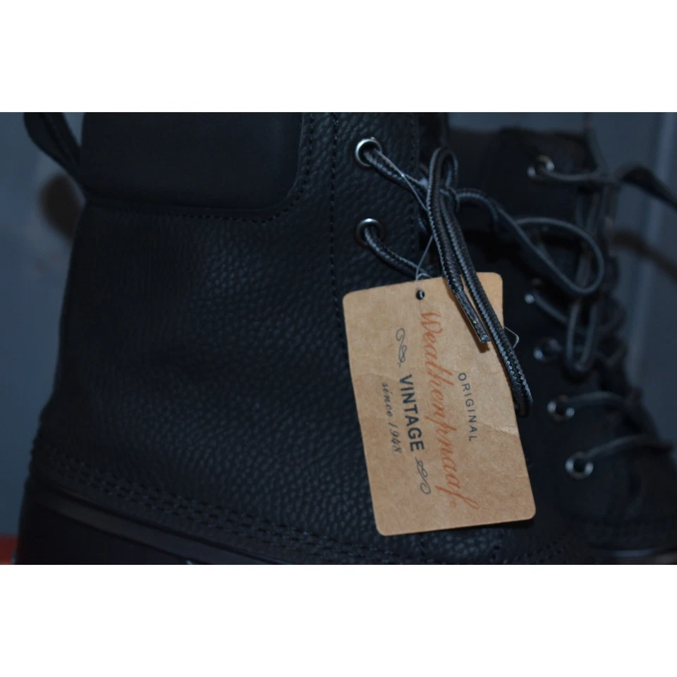 Всепогодный винтажный мужской размер 8 M черный Adam 2 утка ботинки новый - Изображение 2 из 4