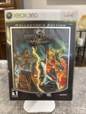 Mortal Kombat vs. DC Universe, kollector's edition (Xbox 360, 2008) CIB Tested