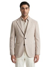 3200 SARTORIO KITON NAPOLI Ivory Jacket Sport Coat 100 Cashmere