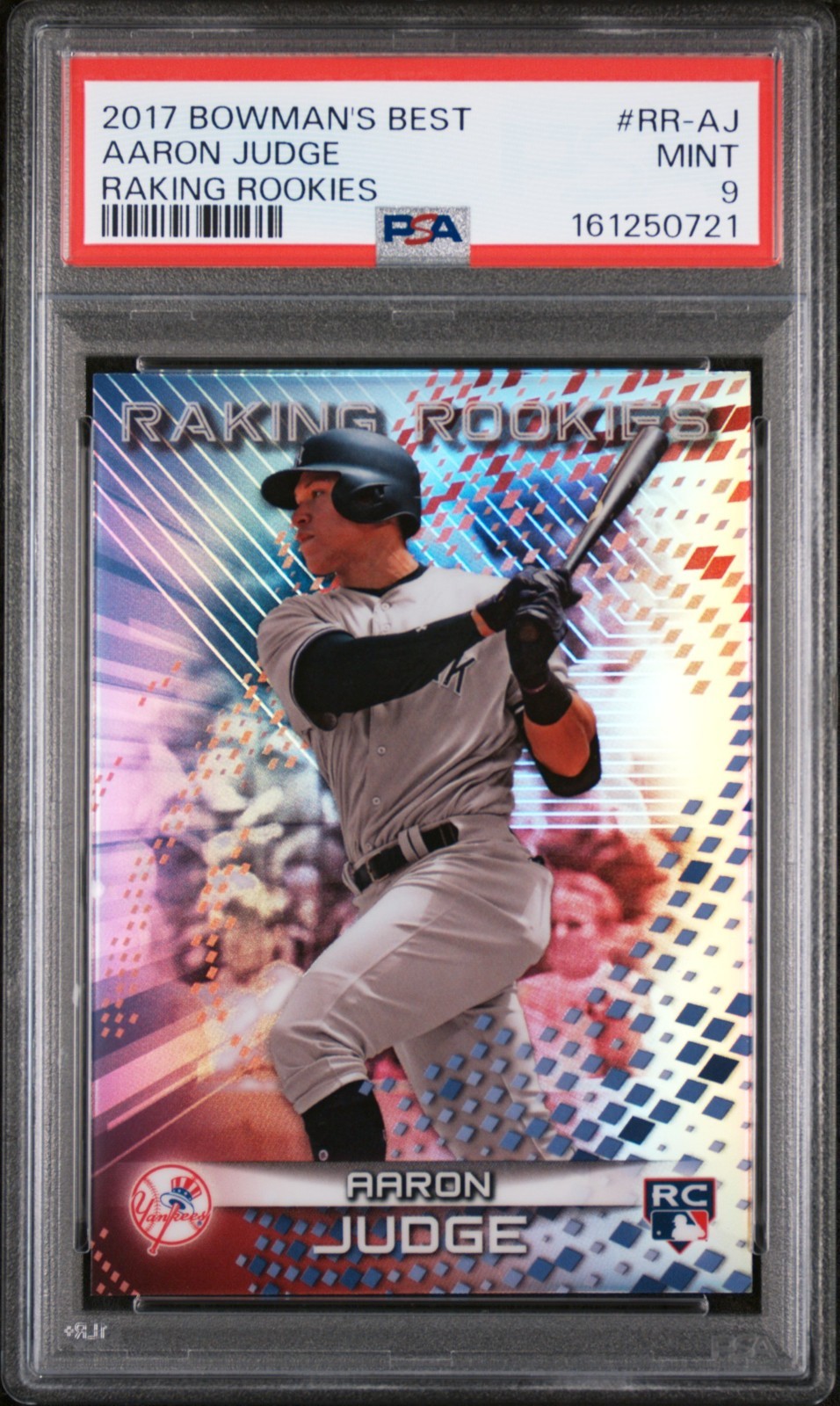 2017 Bowman's Best - Raking Rookies Aaron Judge #RR-AJ (RC) - PSA 9