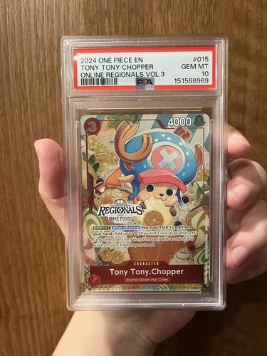 Tony Tony Chopper OP01-015 ENGLISH Online Regionals One Piece TCG PSA 10