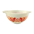Vintage PYREX Friendship #441 Ovenware 1-1/2 PT Red Birds Cinderella Mixing Bowl