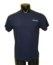 Gulfstream Logo Blue Employee Work Pocket T-Shirt Adult Size Medium