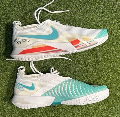 NikeCourt React Vapor NXT White Washed Teal Red Men s Size 9 CV0724-136 Shoe