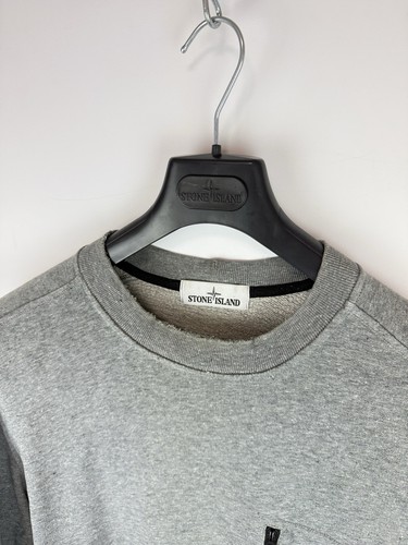 Grey Stone Island Pocket Sweatshirt - Foto 4 di 10