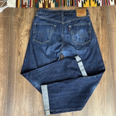 Levi s LVC 501 XX Big E Blue Selvedge Raw Denim Jeans W33  L31