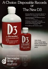 Discwasher - D3 Record Cleaner - Original Magazine Ad - 1977