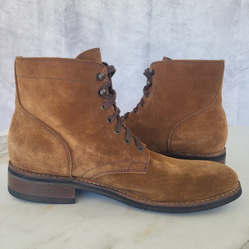 Thursday Boot Co PRESIDENT Plain Toe Suede Lace Up Boots Mens Size 9.5 - Picture 9 of 17