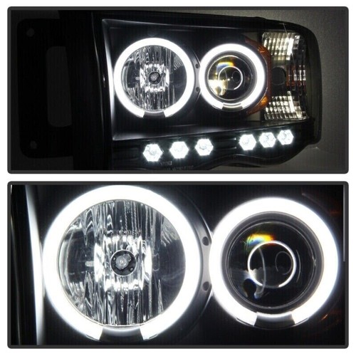 Spyder 5078797 for Dodge Ram 1500 02-05 03-05 Projector Headlights CCFL Halo LED - Picture 8 of 12