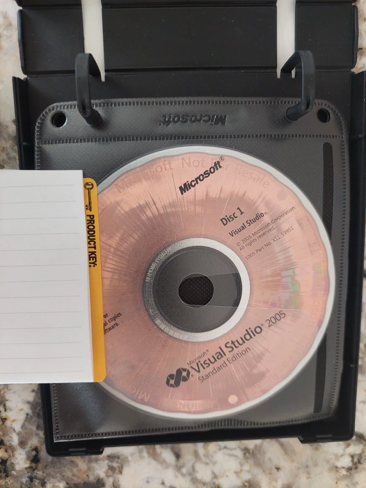 Microsoft Visual Studio 2005 Standard 5 Disc Set - w/ Key - Image 3 of 4