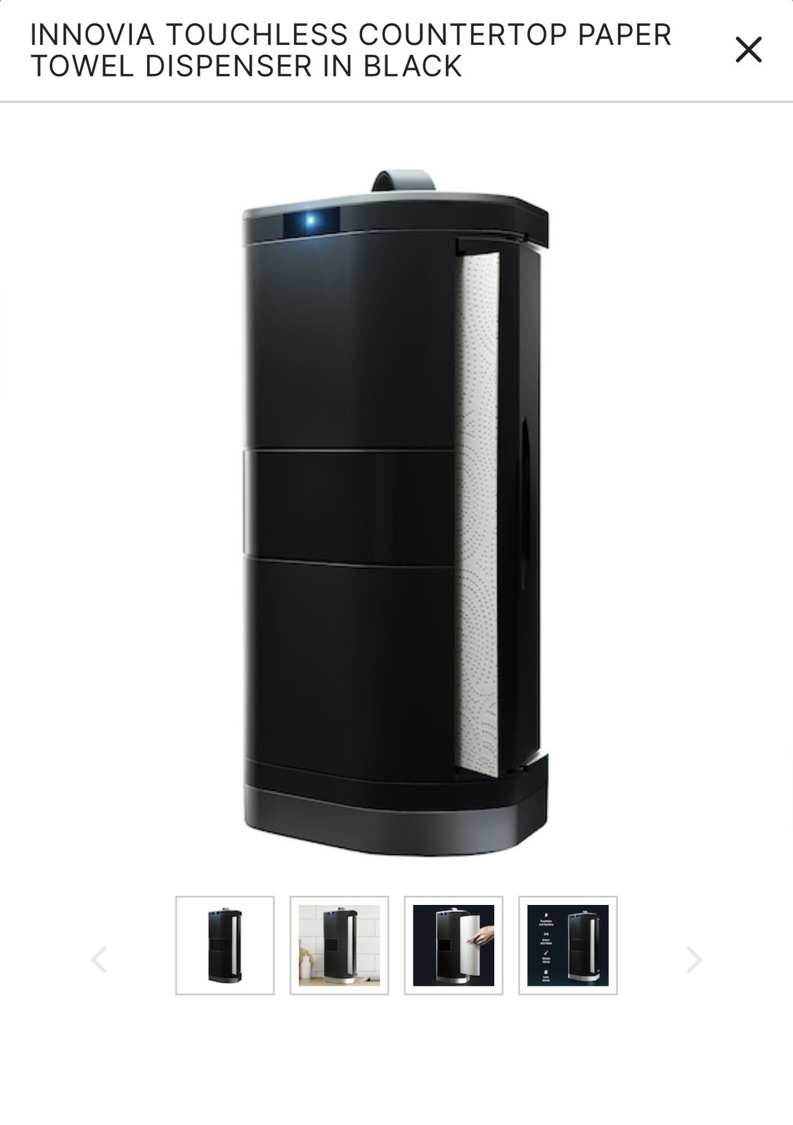 INNOVIA TOUCHLESS PAPER TOWEL DISPENSER