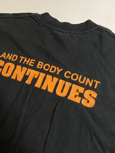Vintage 1990s agent orange and the body count continues XL band tee Black - Picture 7 of 8