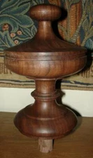 WOOD FINIAL UNFINISHED FOR NEWEL POST FINIAL OR CAP  Finial #20
