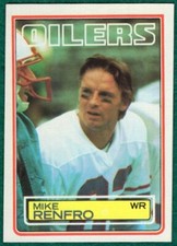 Mike Renfro - 1983 Topps #280 - Houston Oilers Football Card