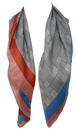 Women's Silky Bandana Headband Square Scarf Neck Wrap Face Cover, Hair Tie - Picture 15 of 19