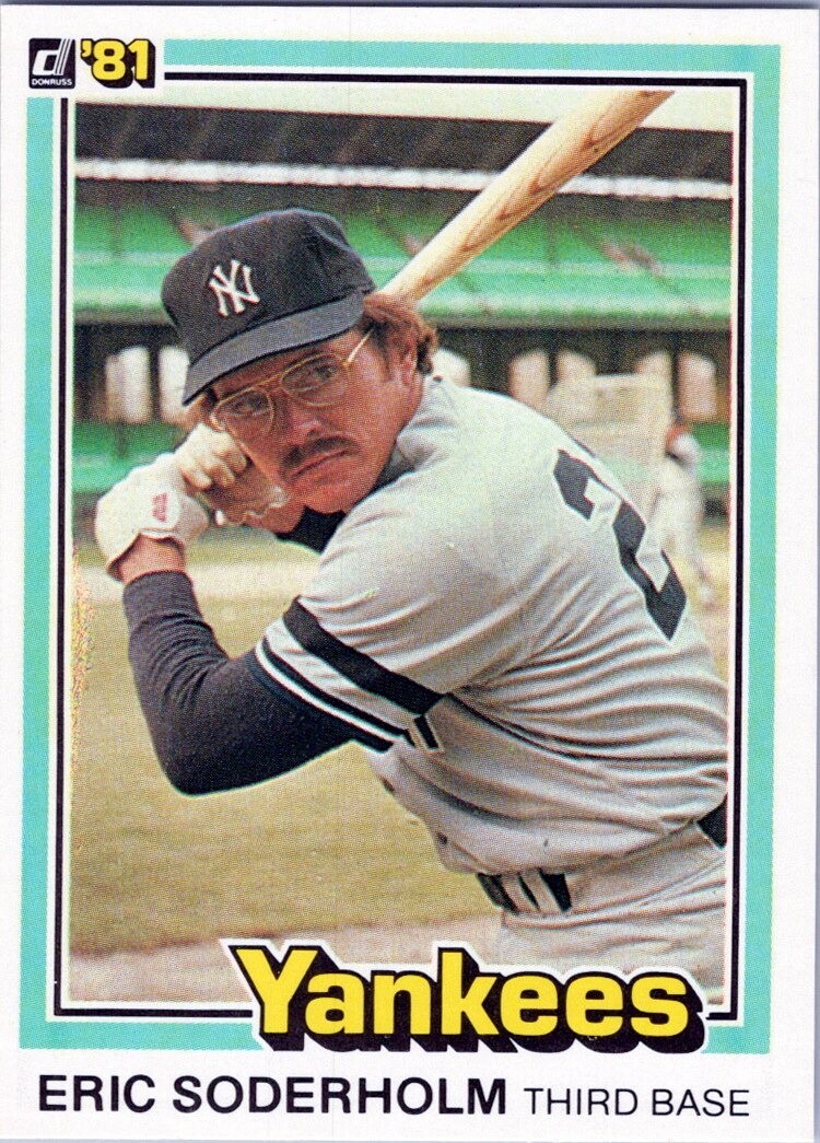 1981 Donruss #106 Eric Soderholm New York Yankees