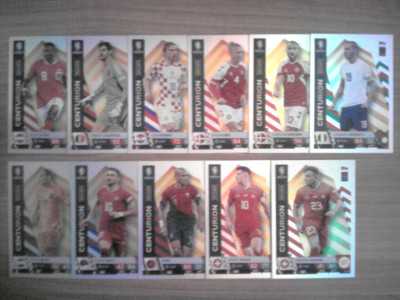 TOPPS MATCH ATTAX UEFA EURO 2024: ALLE 11 RAINBOW FOIL CENTURION CARDS KARTEN
