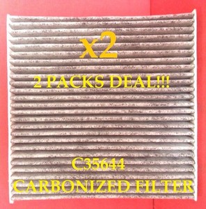X2 C35644 Charcoal Carbon Carbonized Cabin Filter For Toyota