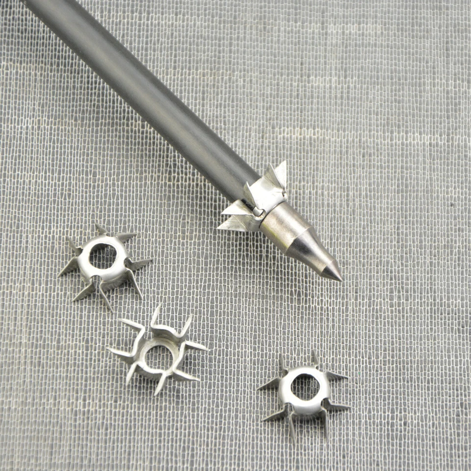 8 Paw Judo Blunt Tip Archery Arrowhead 25gr For OD 6.2mm Arrow Shaft Bow Hunting - Image 2 of 4