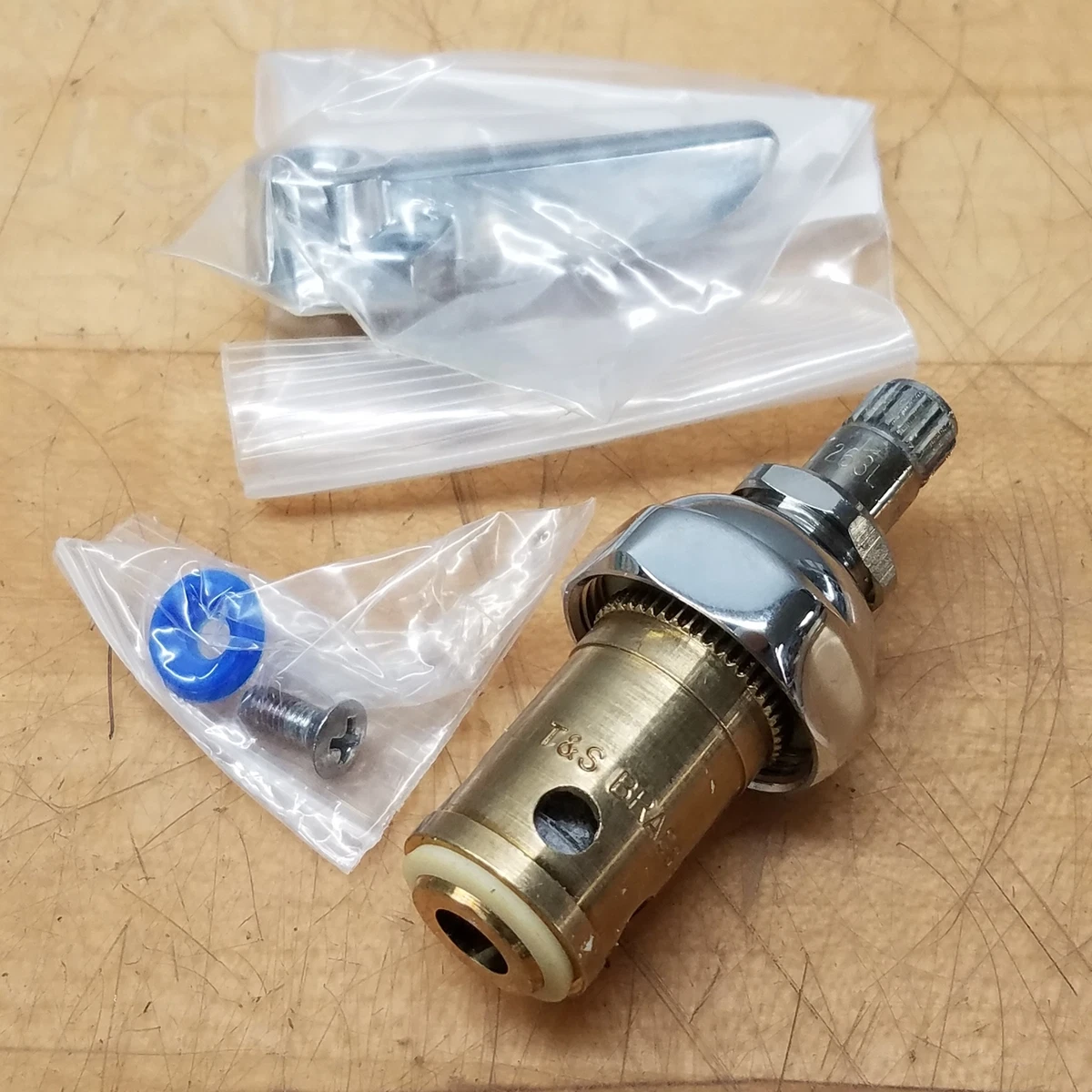 T&S 002711-40, 002712-40 Eterna Spindle Assemblies, Left (Cold 