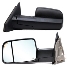 Pair Towing Mirrors For 03-08 Dodge Ram 2500 Truck Power Heated Lh Rh Arrow Lamp
