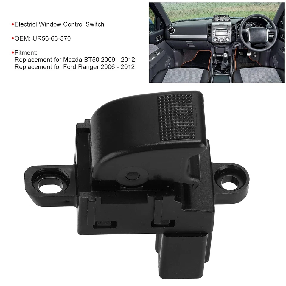 Interruptor de asiento eléctrico de pasajero UR56-66-370 para Mazda BT50 2009-12 Ford Ranger 06-12 Foto 2 de 4