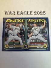 2024 Topps Update Angel Felipe/Easton Lucas Rookie Combos Royal Blue #US306