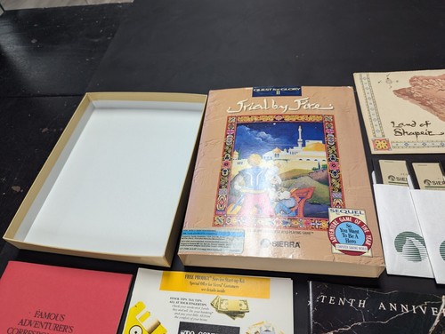 Quest For Glory II Trial By Fire Sierra 3.5 5.25 Floppy Big Box MS-DOS CON MAPAS - Imagen 9 de 22