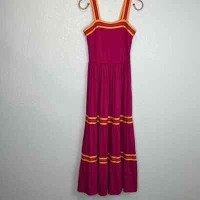 ted baker tiered jersey dress Ted Baker London Tiered Jersey Sundress, Size 3 in Bright Pink at Nordstrom