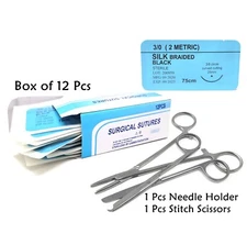 Surgical Suture Set First Aid Training Sutures Medical Practise Kit for Students