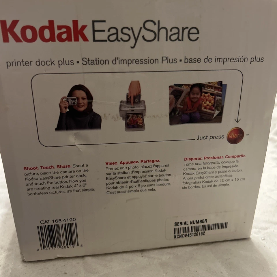 NEW Kodak EasyShare Printer Dock Plus for CX 6000 7000 DX 6000 7000 LS 600 700 - Image 4 of 4