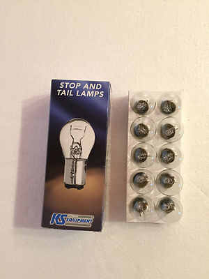 10 x KS EQUIPMENT LAMP 12V 21/5W BAY15d P21/5W LAMPS E1 7528 LAMP BULB 21/5