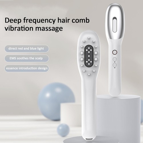 LED Blue/Red Light Therapy Micro Current Hair Growth Comb Vibration Massager - Picture 7 of 10