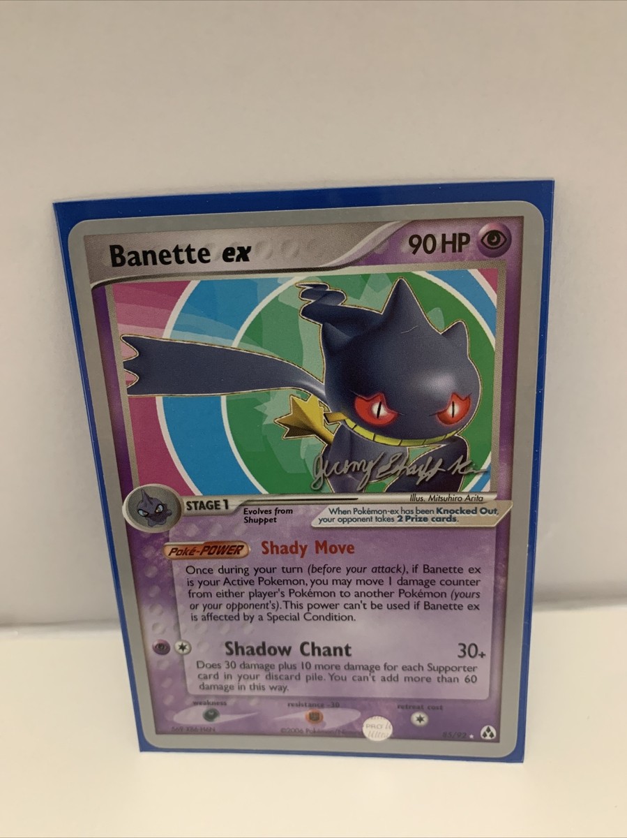 Pokmon Banette Ex, Stage1, 90HP, 85/92 (In Protective Sleeve)