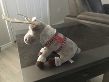 Disney Parks Frozen Sven Reindeer Plush Large 18 Bendable Legs Gray Antlers