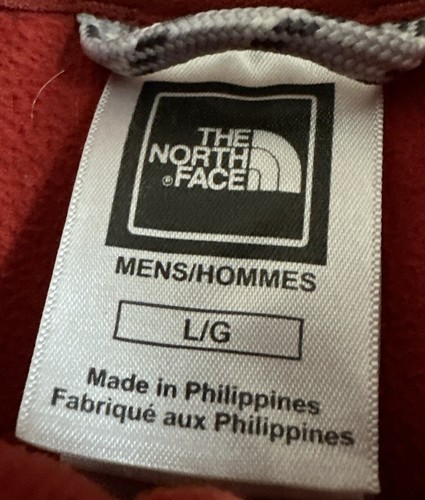 The North Face 1/4 Quarter Zip Mens Micro Fleece Pullover Red - Picture 4 of 7