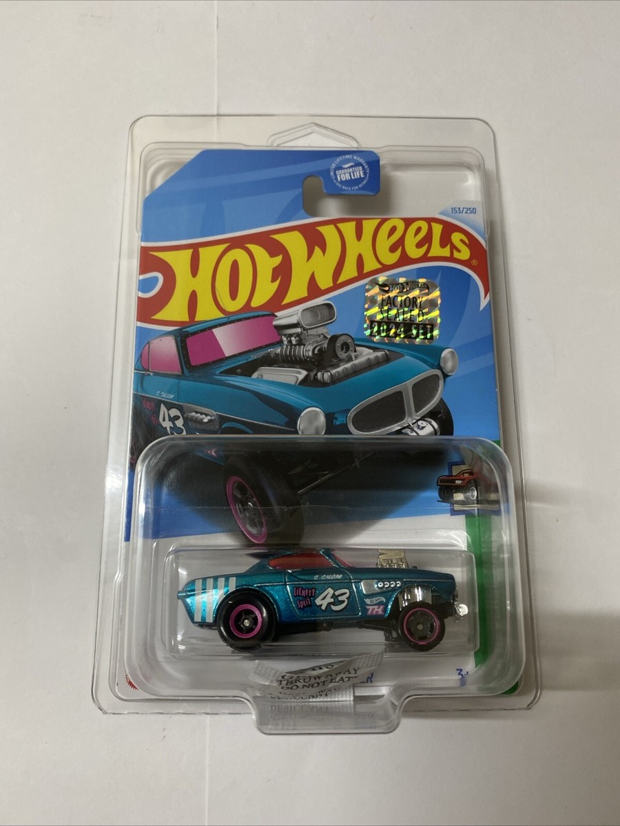ホットウィール ボルボ P1800 ギャッサー スーパートレジャーハント Hot Wheels 2024 Super Treasure Hunt Volvo P1800 Gasser Blue