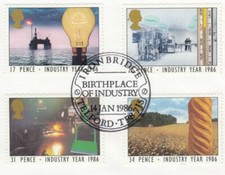 Industry Year Ironbridge GB Used Telford 1986 ON PIECE (88076)