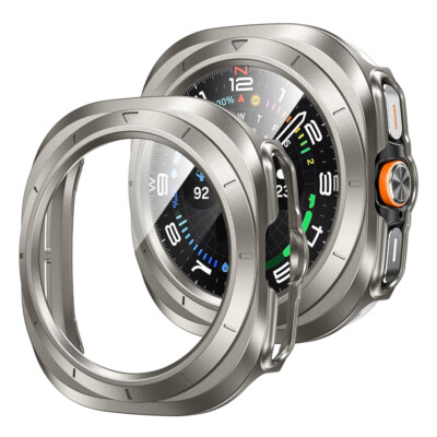 Rugged Case Cover Screen Protector Bumper for Samsung Galaxy Watch Ultra 47mm 
