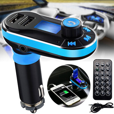 Car Wireless FM Transmitter MP3 Player Aux Kit USB Charger