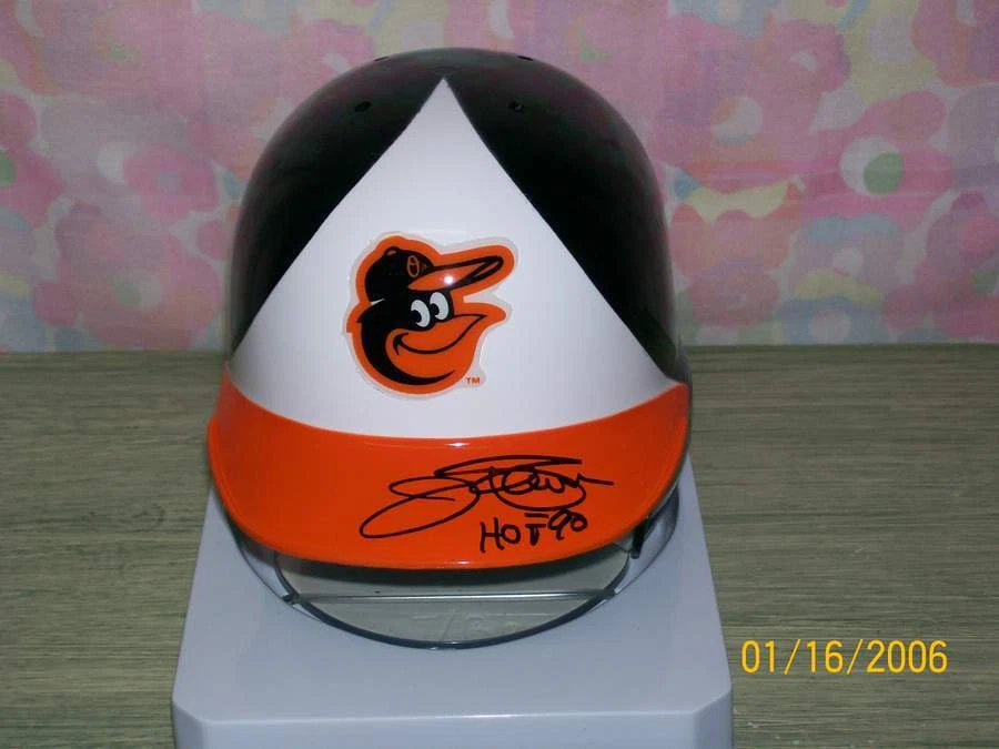 МИНИ-ШЛЕМ ВАТИНА С АВТОГРАФОМ ДЖИМА ПАЛМЕРА BALTIMORE ORIOLES NO22 HOF90 - Изображение 2 из 2