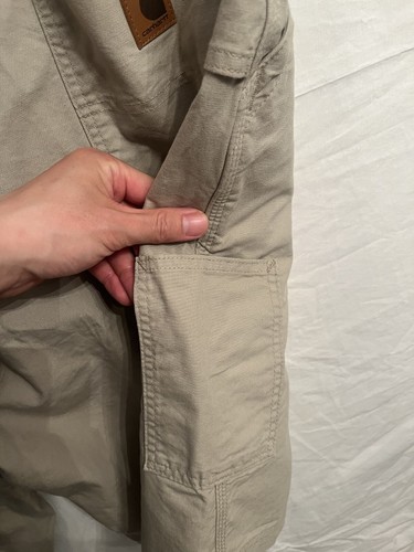 Carhartt Shorts Men’s Beige Carpenter Workwear Size 46 0111 - Picture 7 of 8