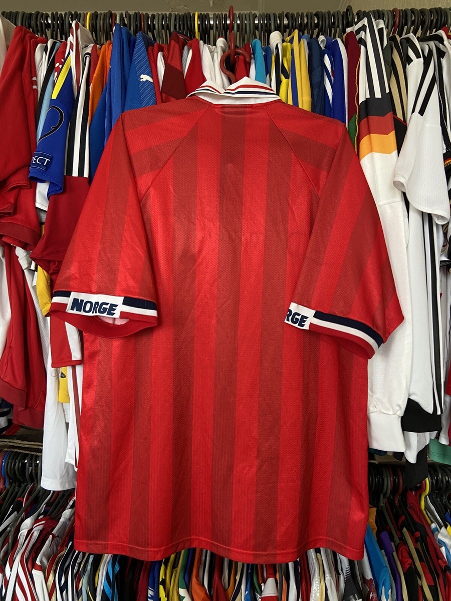 NORWAY 1998 2000 HOME FOOTBALL SHIRT SOCCER JERSEY UMBRO sz XL MEN